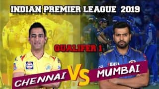 MI vs CSK LIVE, IPL 2019 Qualifier 1: Suryakumar Yadav's unbeaten 71 helps MI beat CSK by 6 wickets
